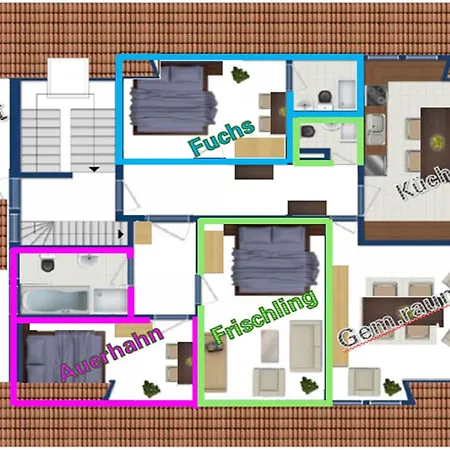 Schwarzwild - Ferienwohnung Und Ferienzimmer Baiersbronn Exterior photo